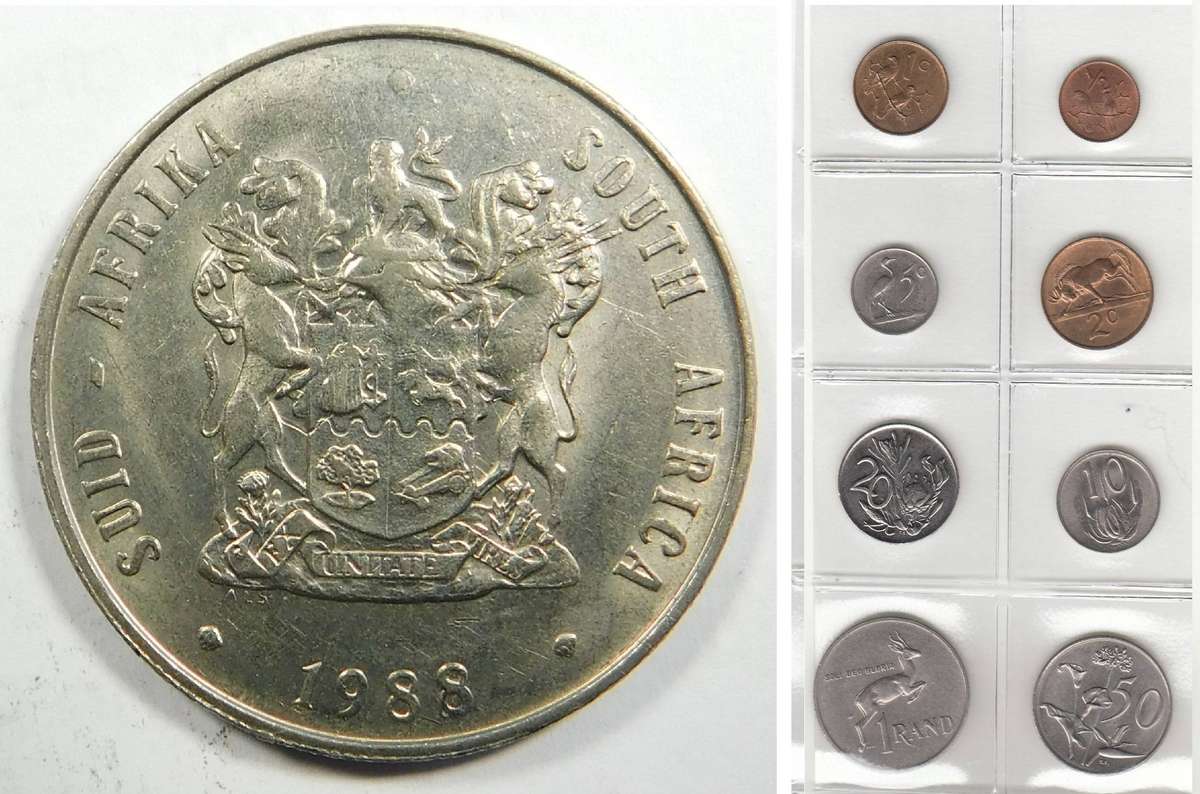 RSA Second Decimal Type Set (Old Coat of Arms)