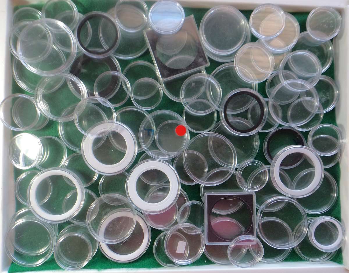 Lot of over 80 Coin Capsules (Only for Private Collection)