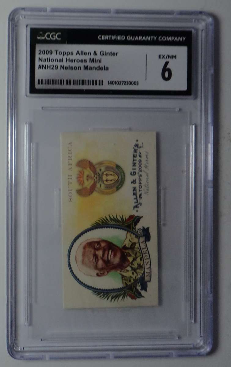 2009 Topps Allen & Ginter National Heroes: Mandela: CGC 6