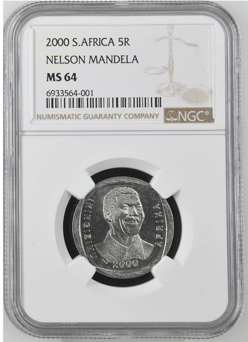 RSA Mandela R5 of 2000, NGC MS64