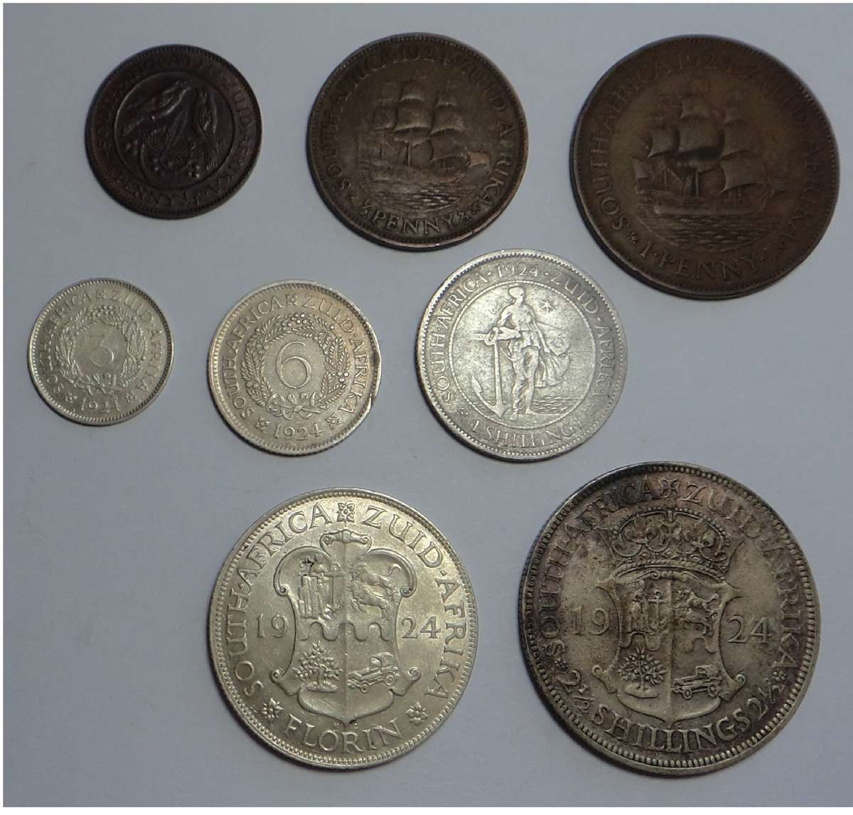 Union of SA: Coin Set of 1924