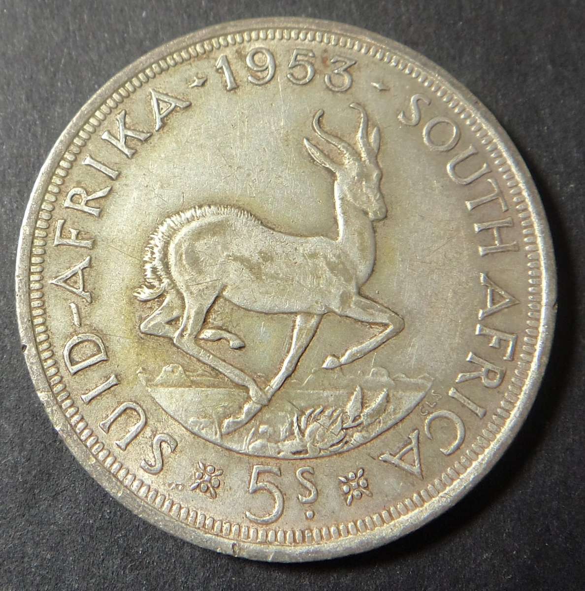 Union of SA Crown (5/-) of 1953