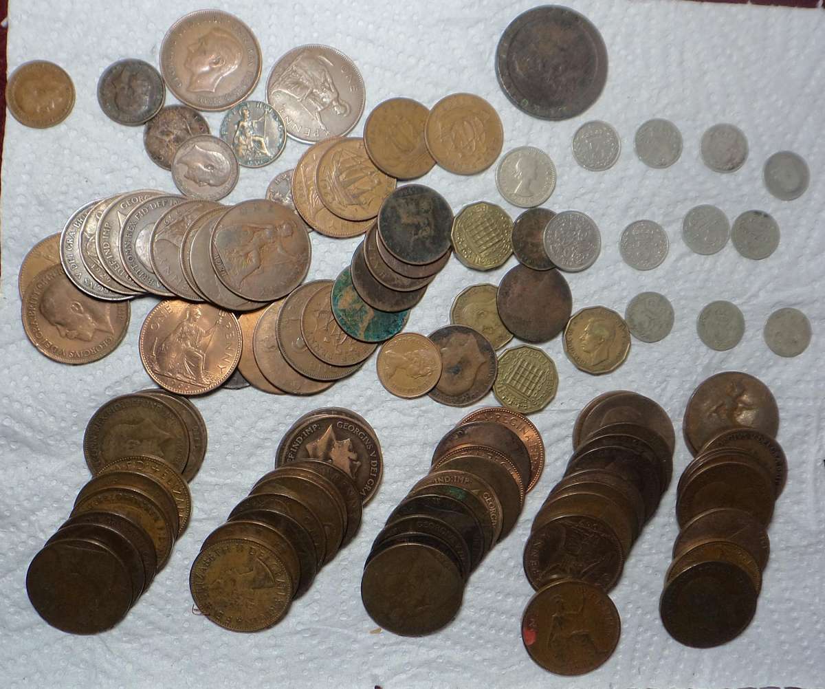 Great Britain: Over 100 Coins including Silver