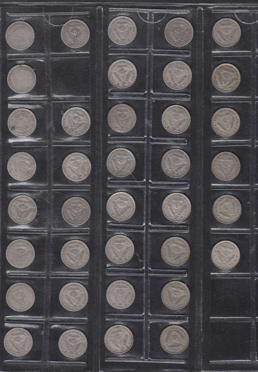 Union of South Africa: Tickey Collection 1923-1959