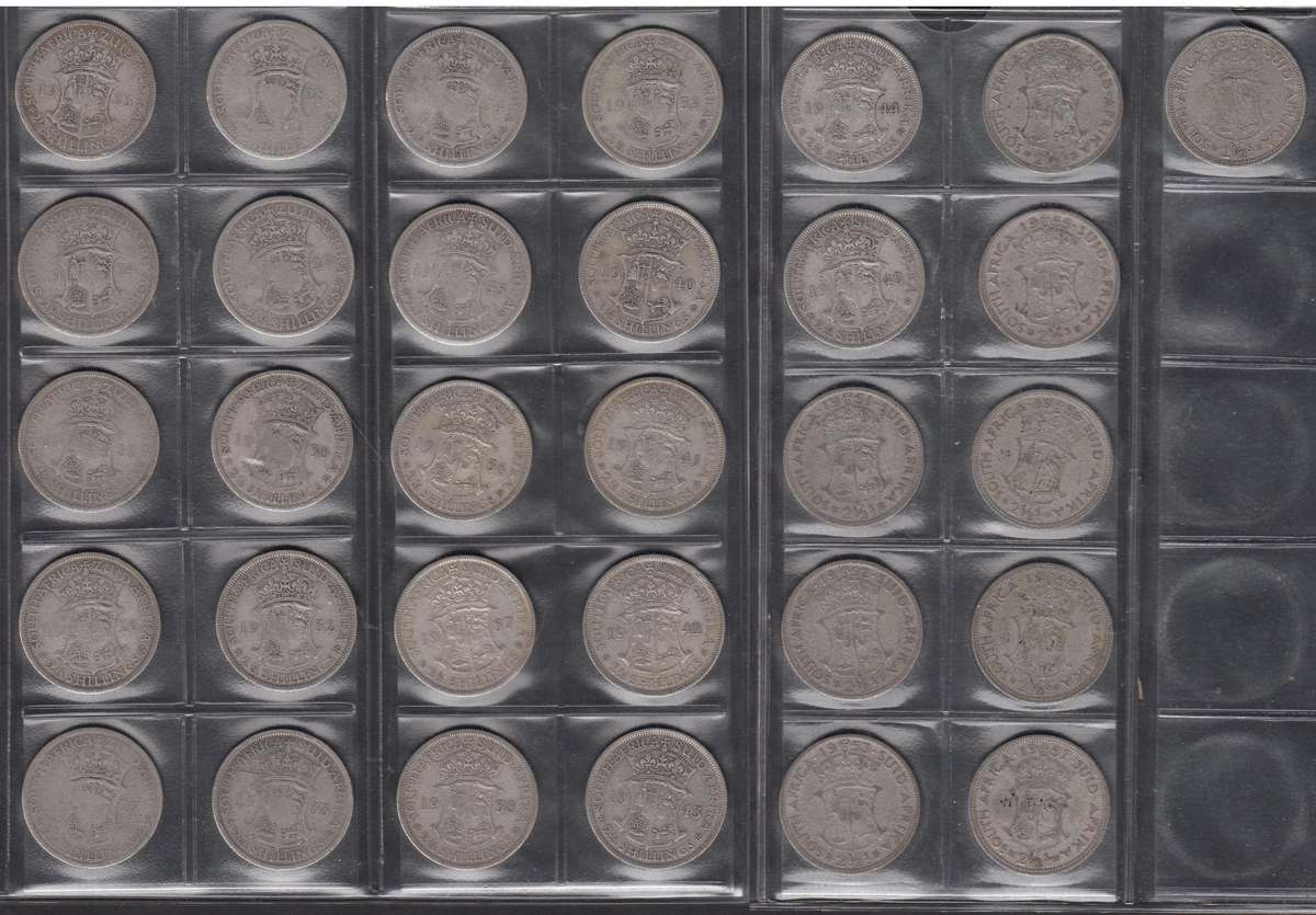 Union of South Africa: Half Crown Collection 1923-1959