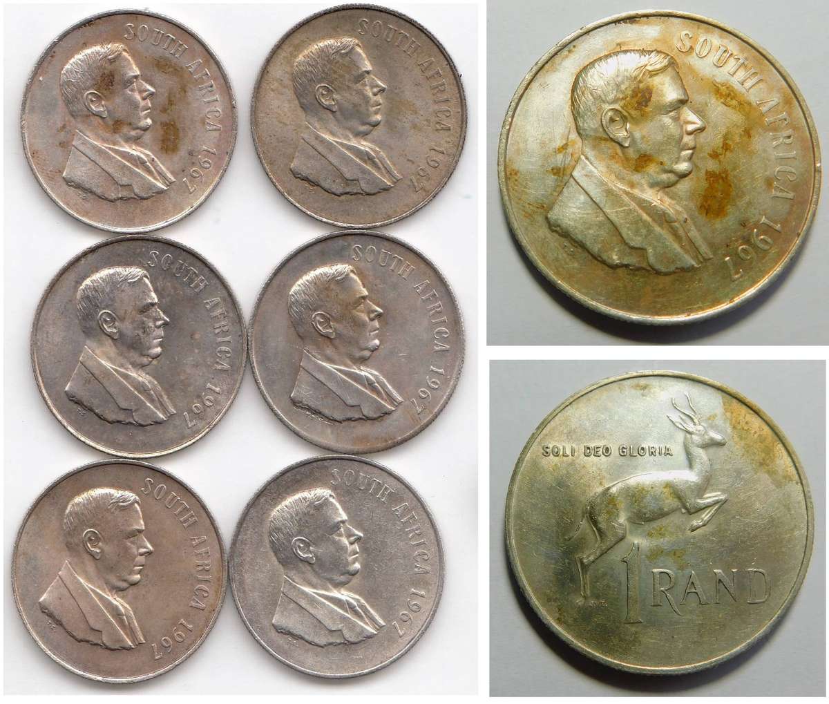 1967 English Silver R1 (6 available - Bid per Coin)