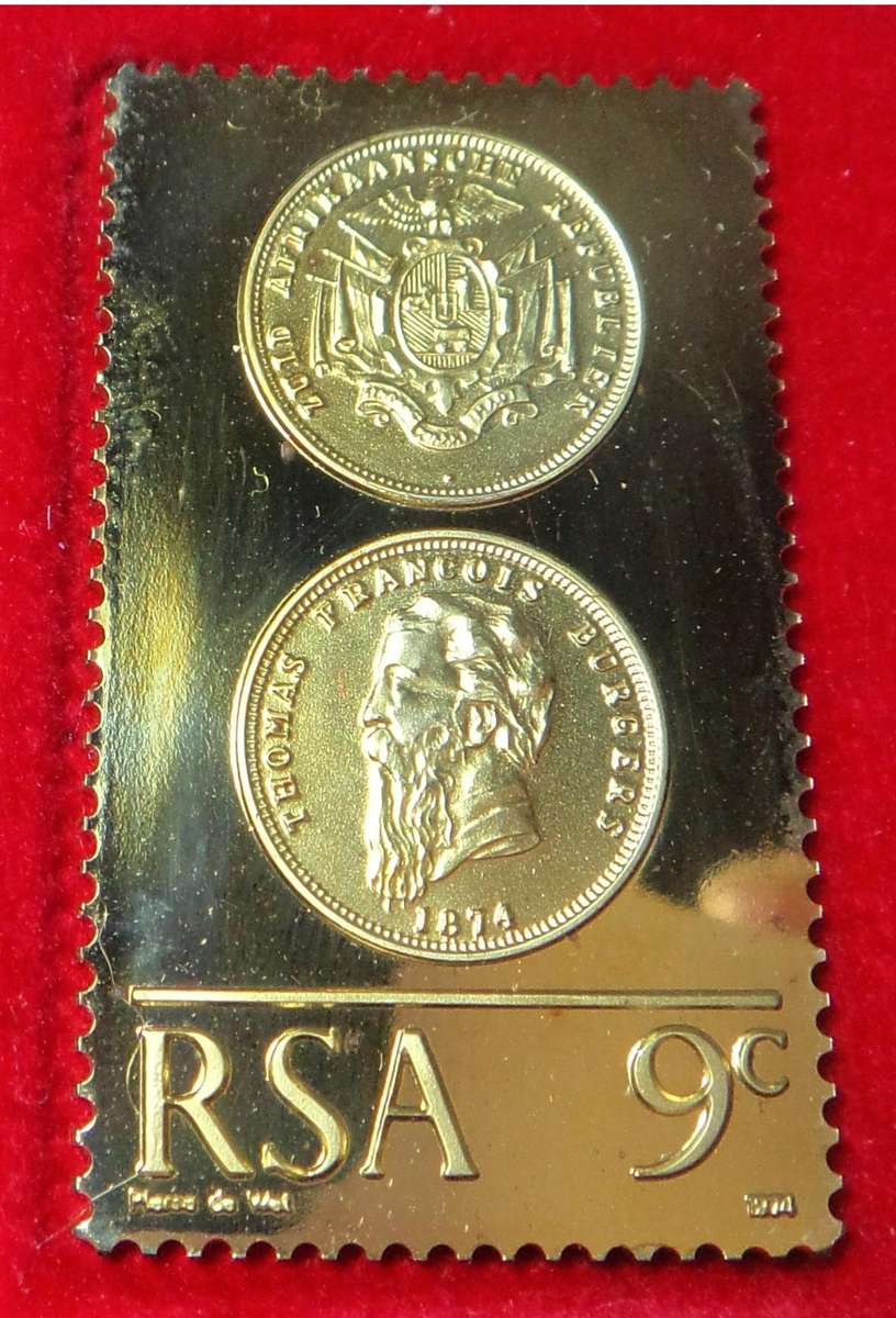 1974 Burgerspond Centenary 18ct GOLD Stamp Medallion