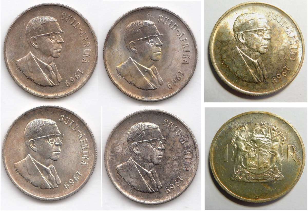 1969 Afrikaans Silver R1 (4 available - Bid per Coin)