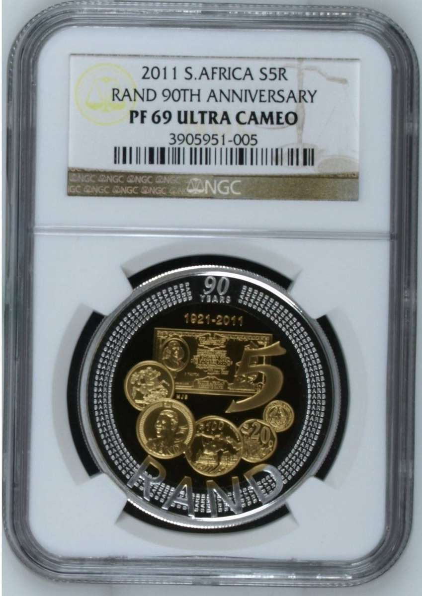 2011 Silver R5: NGC PF 69 Ultra Cameo