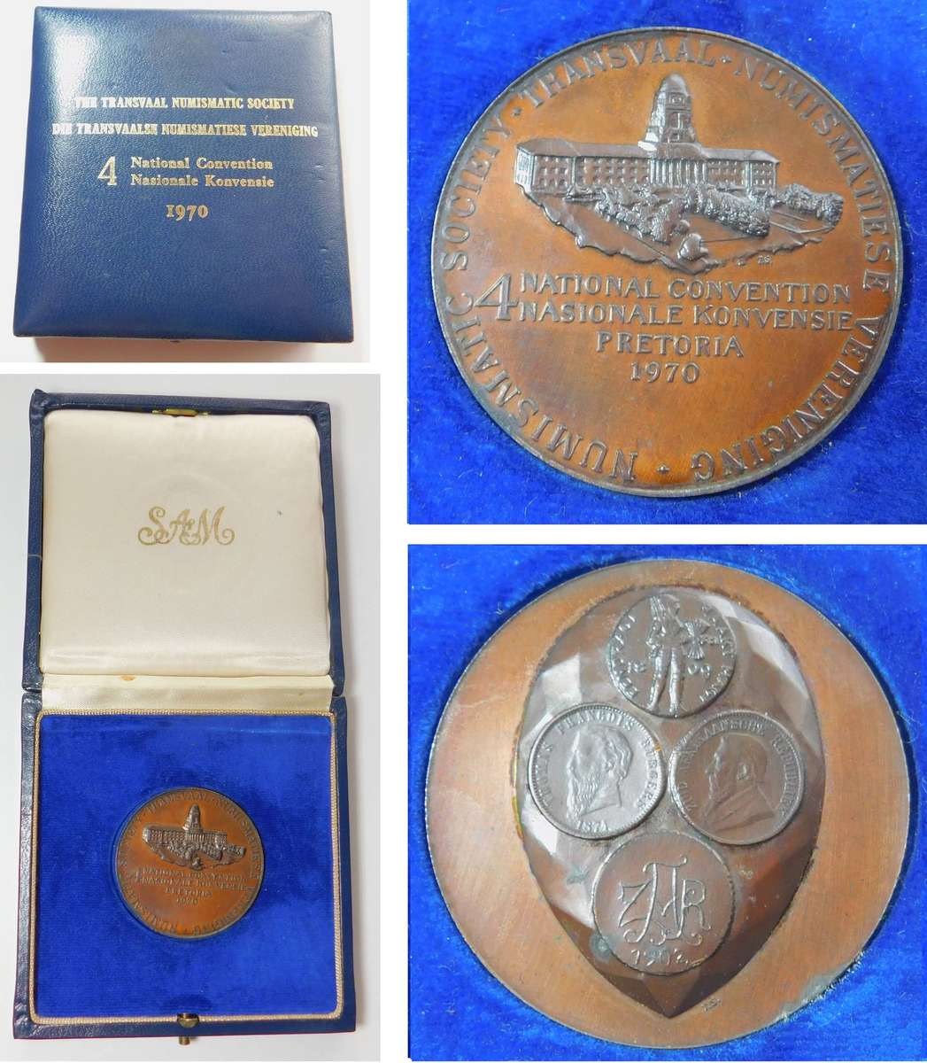 Transvaal Numismatic Society Medallion 1970