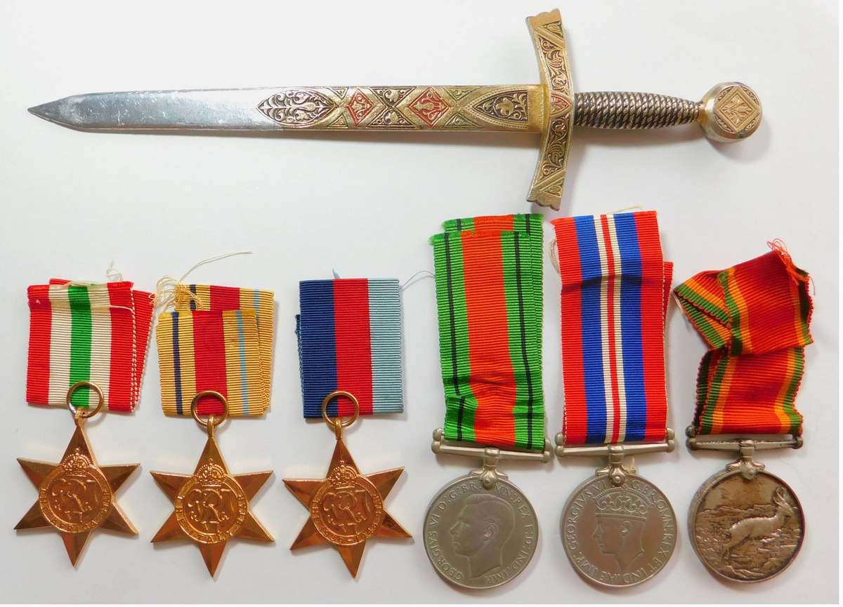 WW2 Medal Group to 317835 J.D. Preiss