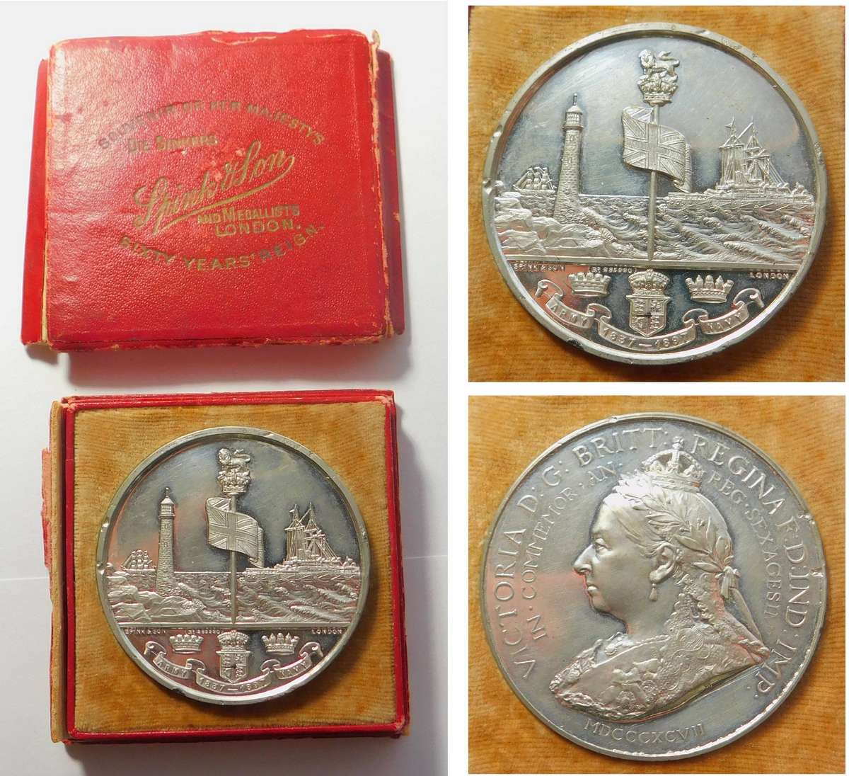 Victoria Diamond Jubilee Army & Navy Medal of 1897