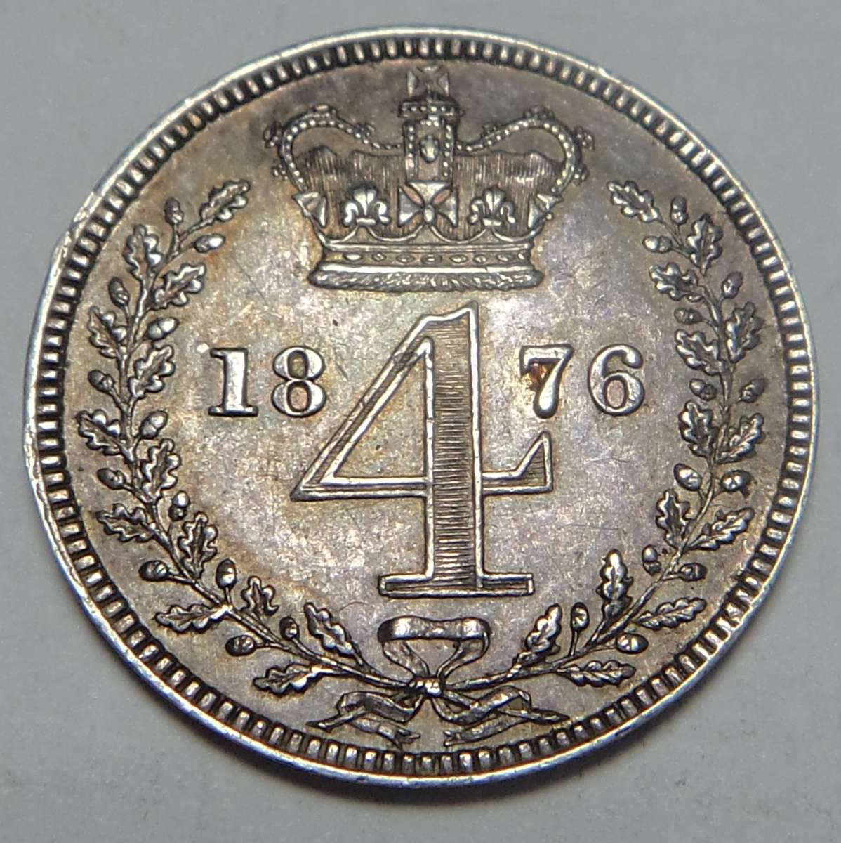 Great Britain: Victorian Maundy 4 Pence of 1876