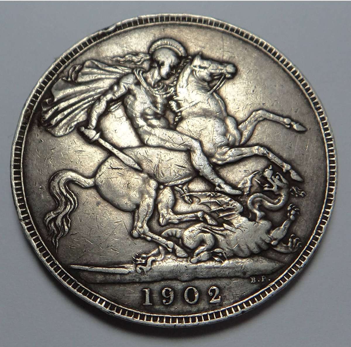 Great Britain: Edward VII Silver Crown (5/-) 1902