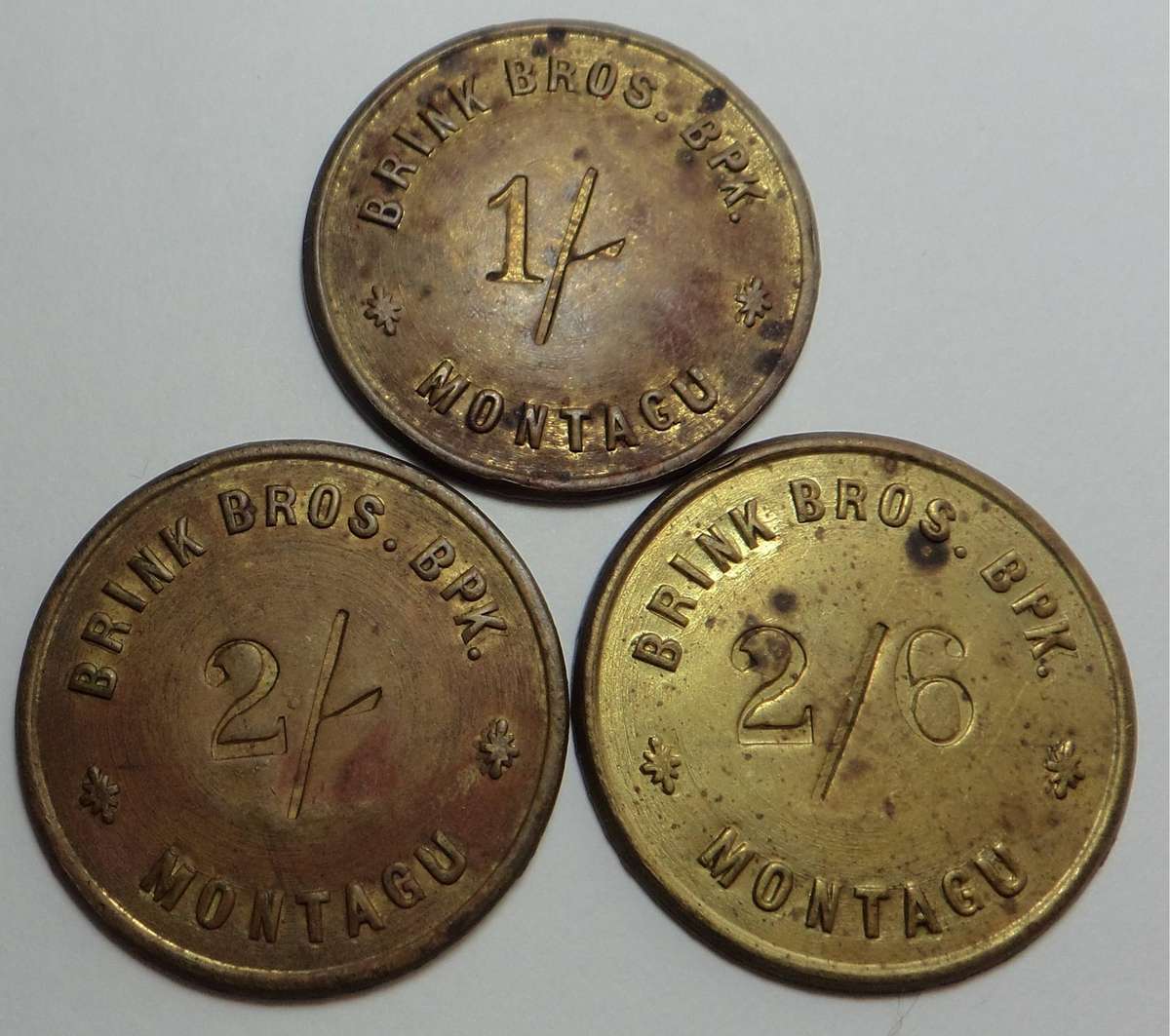 Brink Brothers Full Set Tokens (MTB # MB255B) 10 sets available