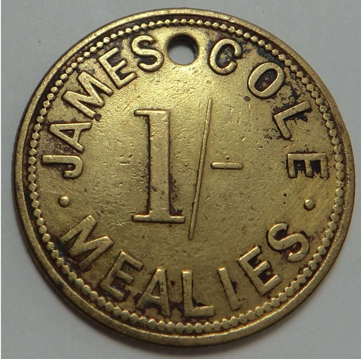 James Cole 1/- Riverside (MTB # MB455) Cat. Value R2000