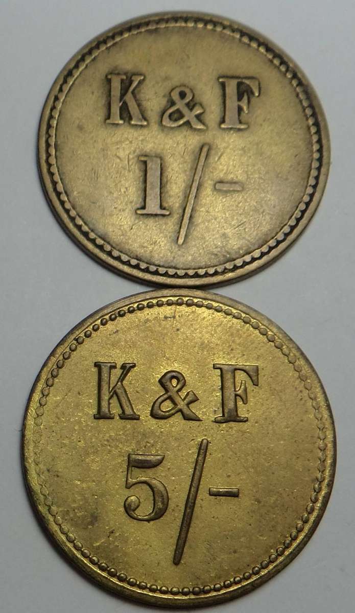 Kleiman & Finchen 1/- & 5/- (MTB # MB1180)