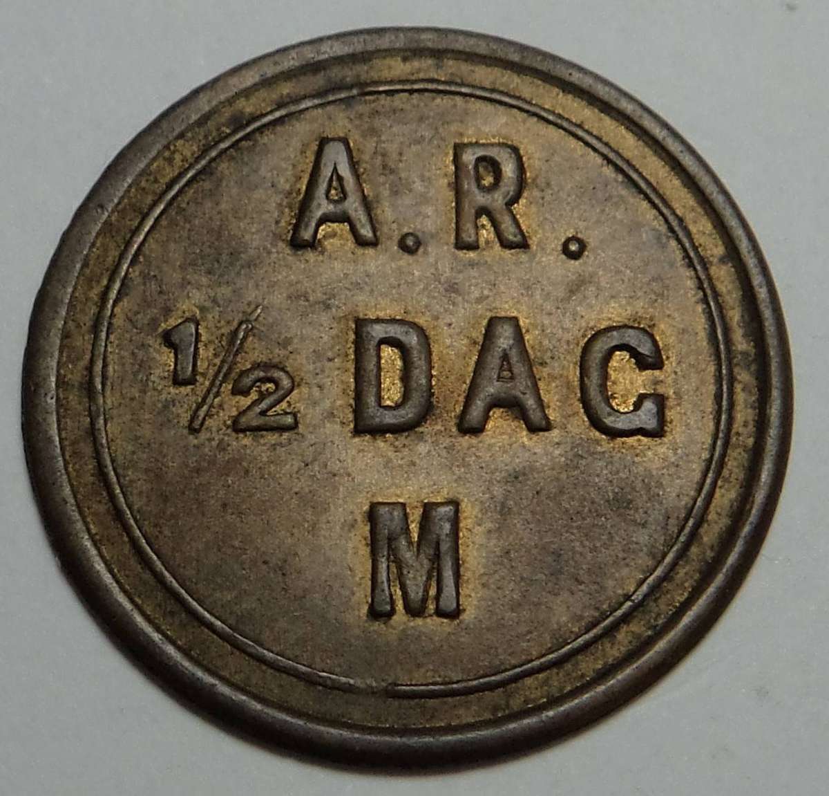 Montagu Divisional Council ½ Dag (MTB # MB1395) Cat. Value R1000