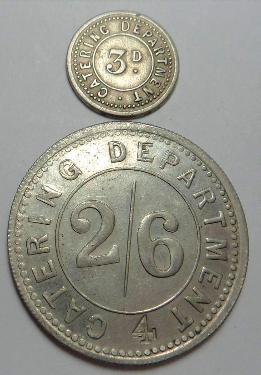 SA Railways Catering 3d & 2/6- (MTB # MB2090D) Cat. Value R500