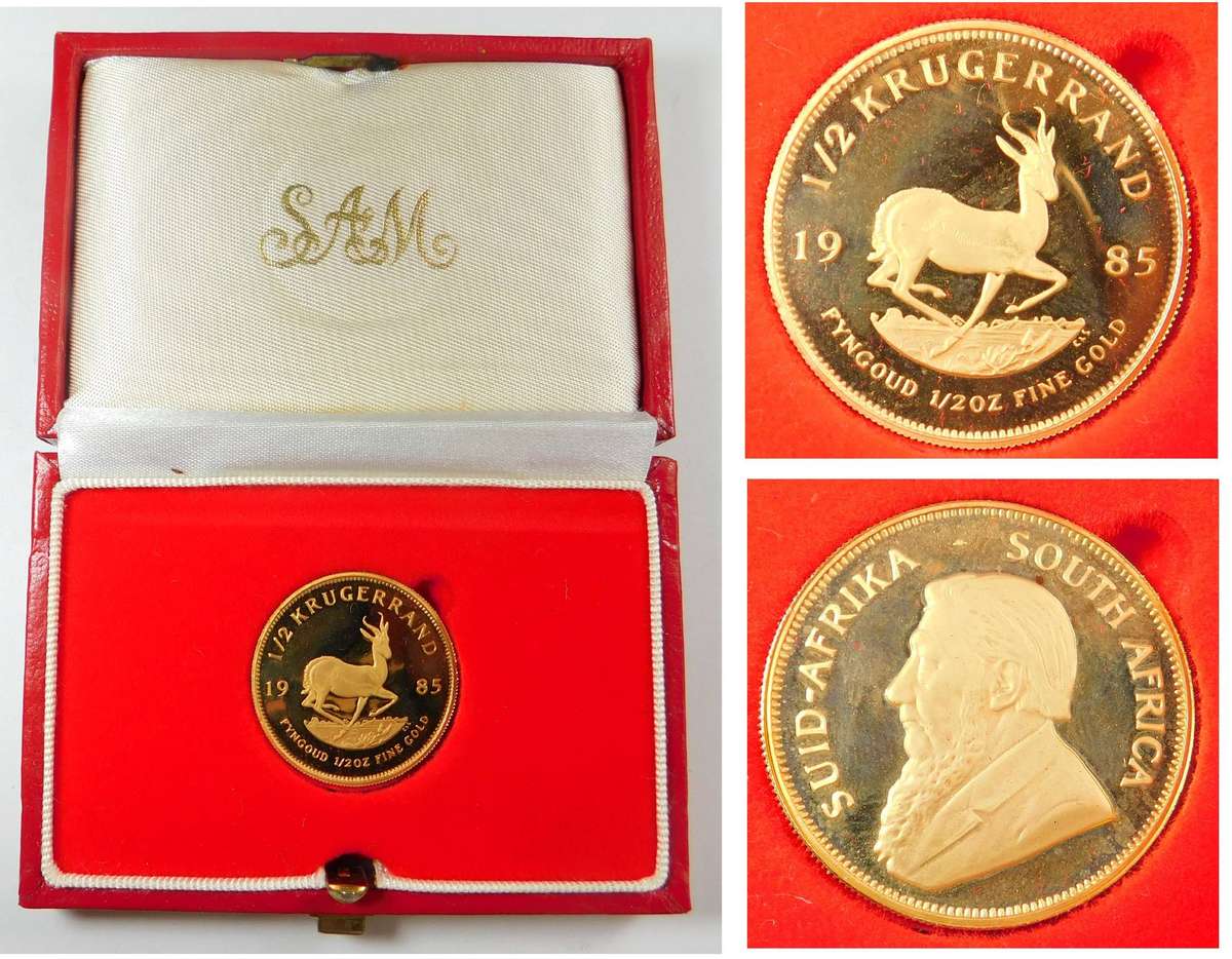 Gold Proof Half Krugerrand 1985