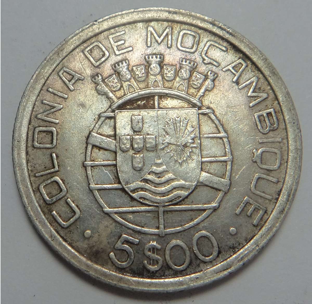 Mozambique 5-Escudos 1949 (High Grade)