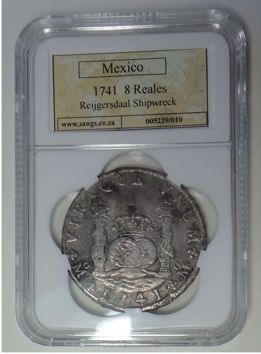 Mexico Mint: Spanish 8 Reales 1741: Reigersdaal Shipwreck, Sangs Certified