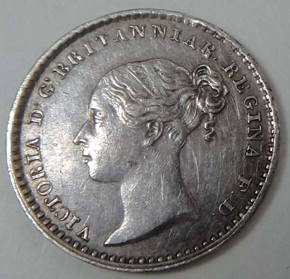 Great Britain Maundy Silver Penny of 1863