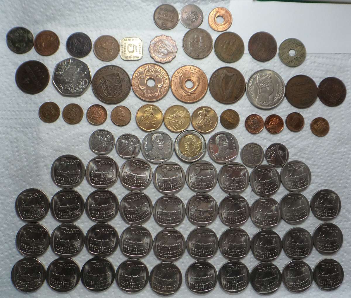 Large Collection of World Coins and RSA Commemoratives