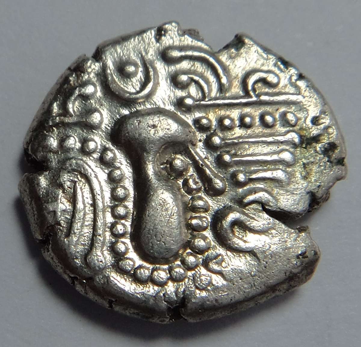 India (Chaulukya-Paramara) Silver Drachm 950-1050 AD