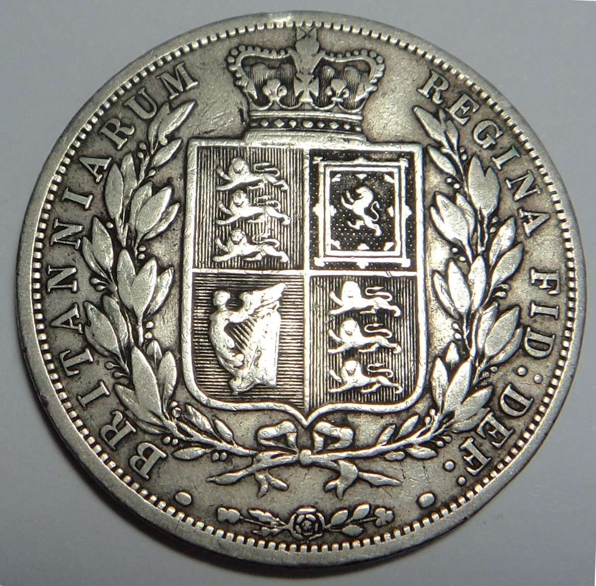 Great Britain: Victorian Half Crown (2/6) of 1885