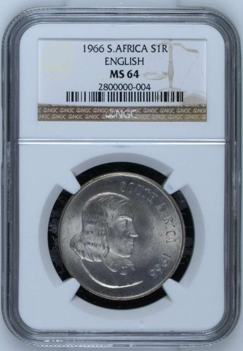 1966 (English) Silver R1: NGC MS 64