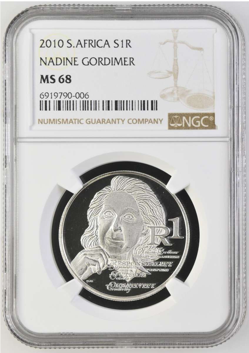2010 Silver R1 (Gordimer) NGC MS 68 (Top Pop)