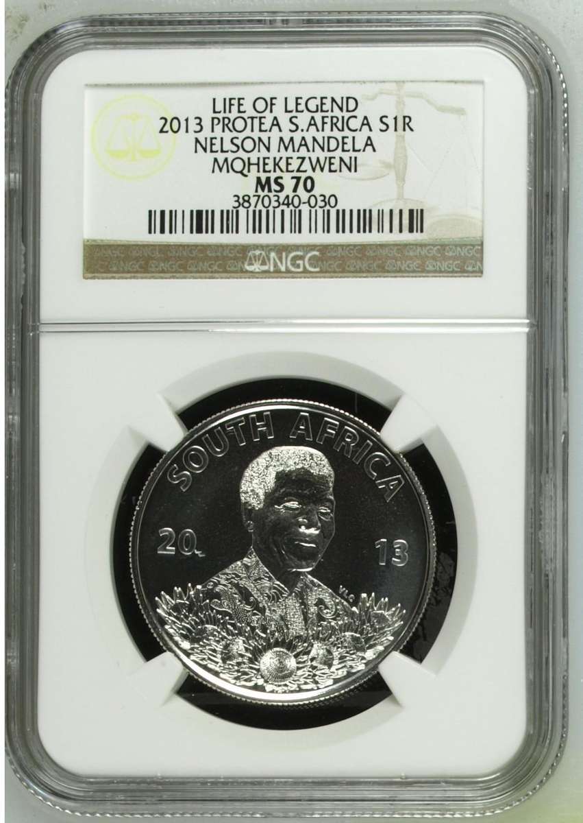 2013 Silver R1 (Mqhekezweni) NGC MS 70 (Top Pop)