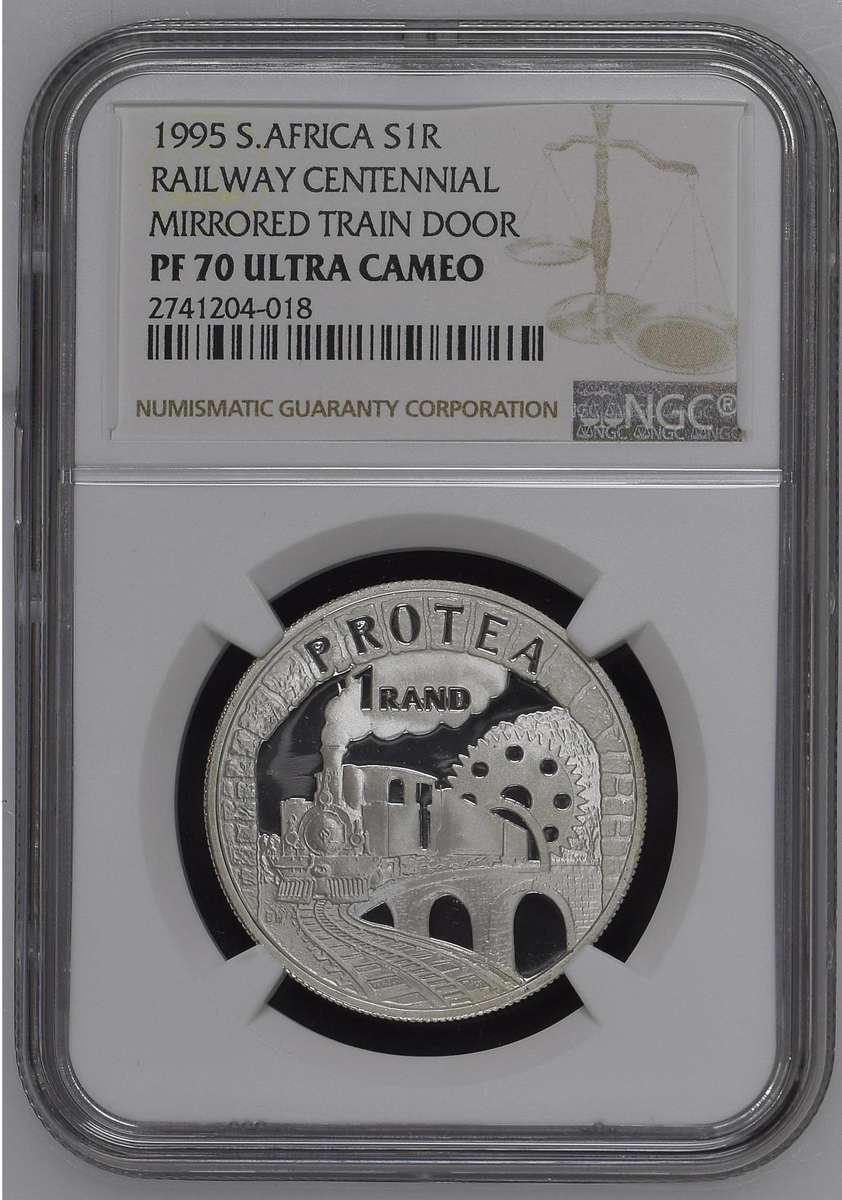 RSA Silver R1 1995 (Train) NGC PF70 Ultra Cameo