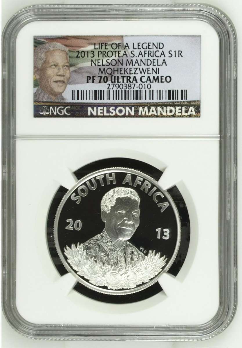 RSA Silver R1 2013 (Mqhekezweni) PF70 Ultra Cameo