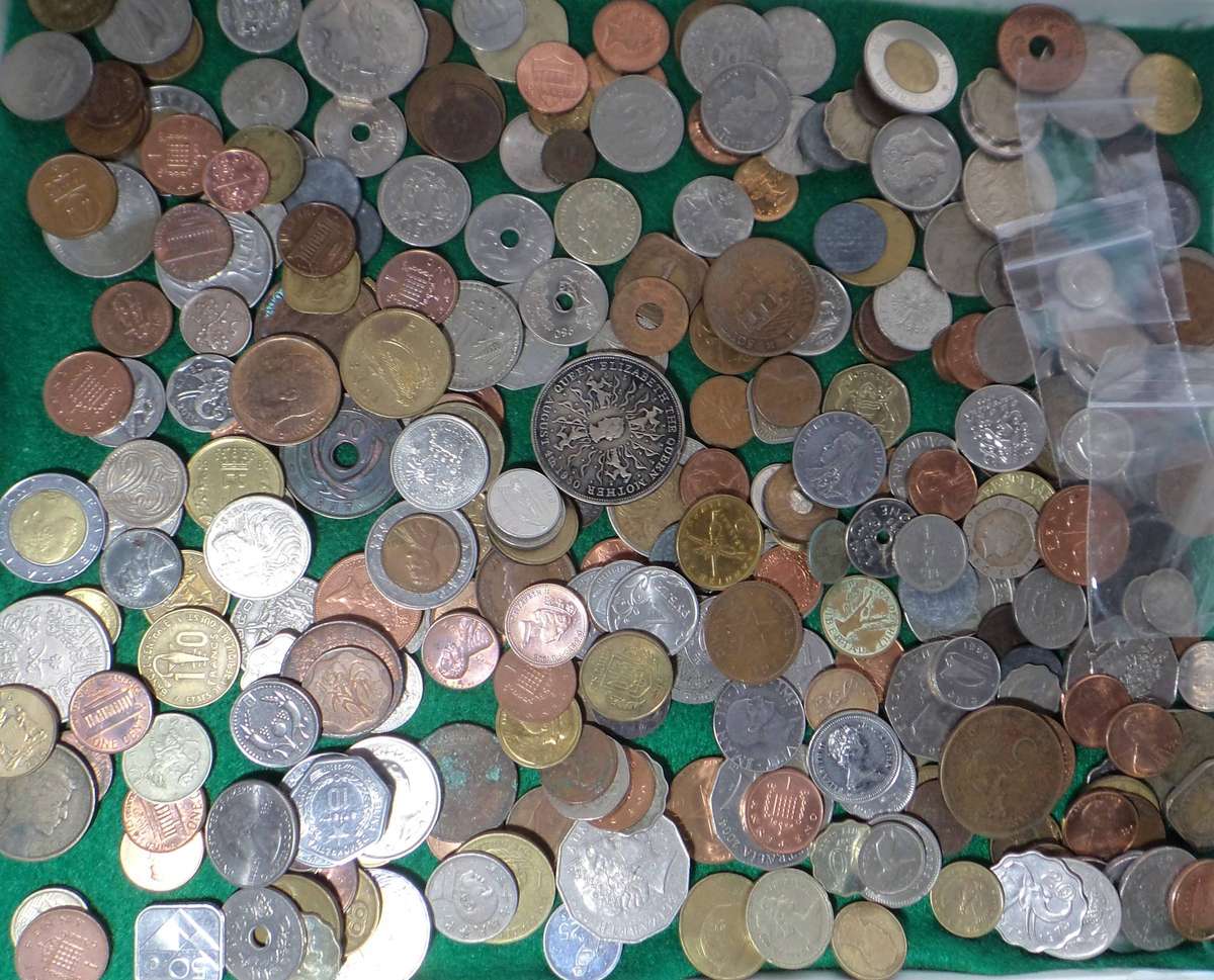 Large Collection of over 250 World Coins