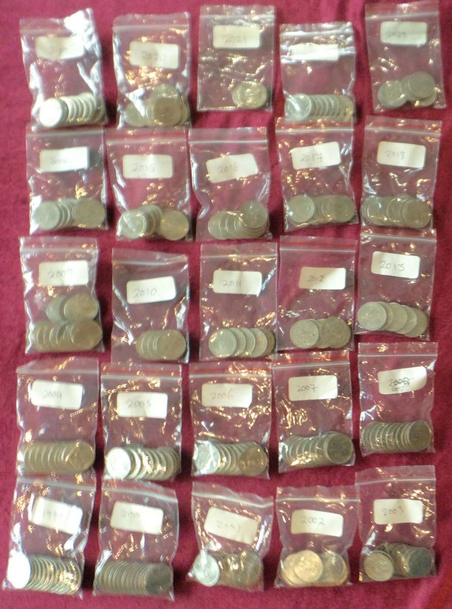 USA Commemorative Quarter Dollars from 1999 to 2022