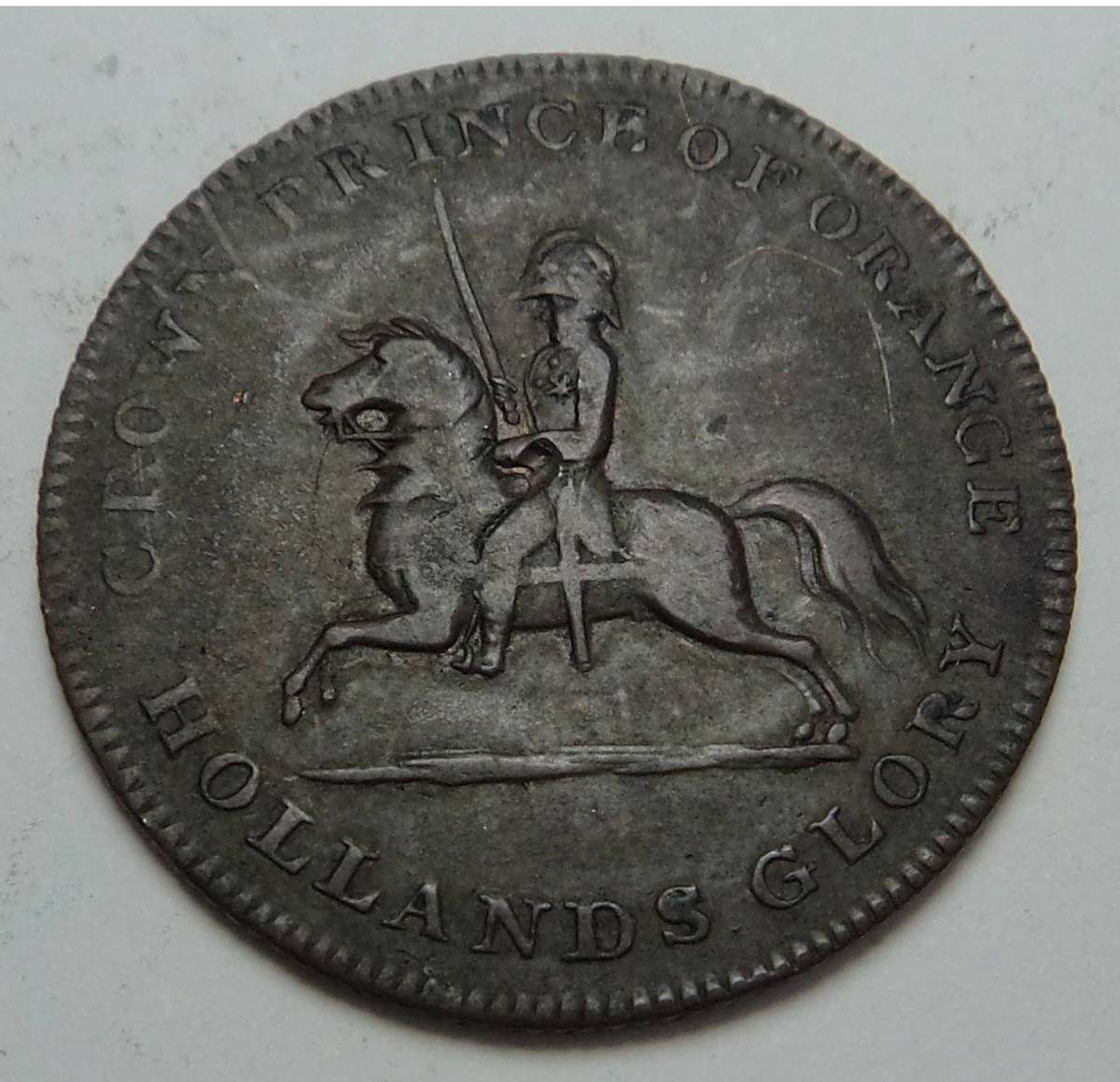 Netherlands: William of Orange Token, Waterloo 1815