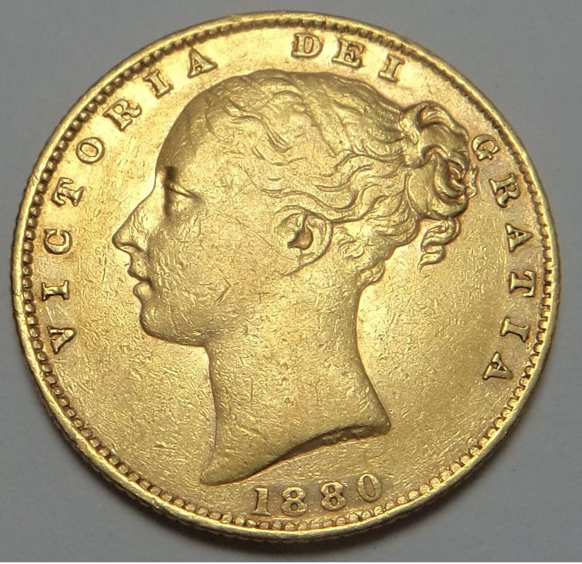 Gold Victorian Sovereign (Sydney Mint) 1880