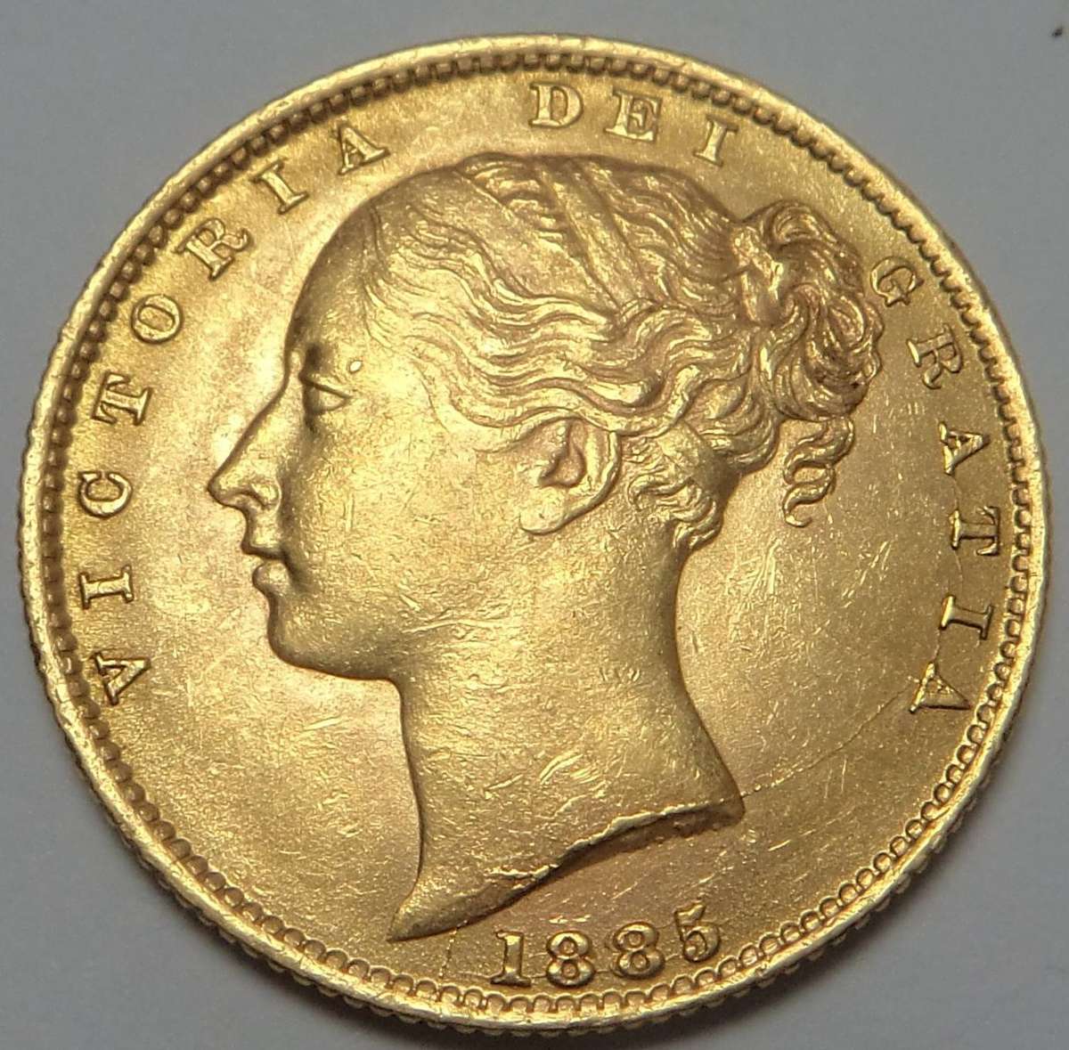 Gold Victorian Sovereign (Sydney Mint) 1885