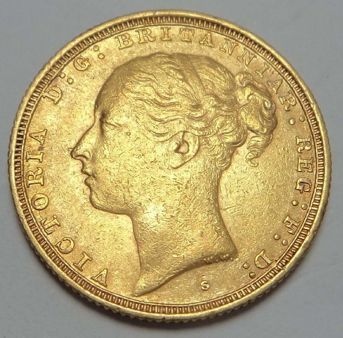 Gold Victorian Sovereign (Sydney Mint) 1887
