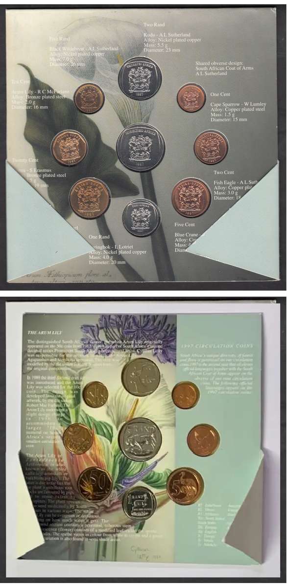RSA: Uncirculated Set of 1997 (2 sets available)