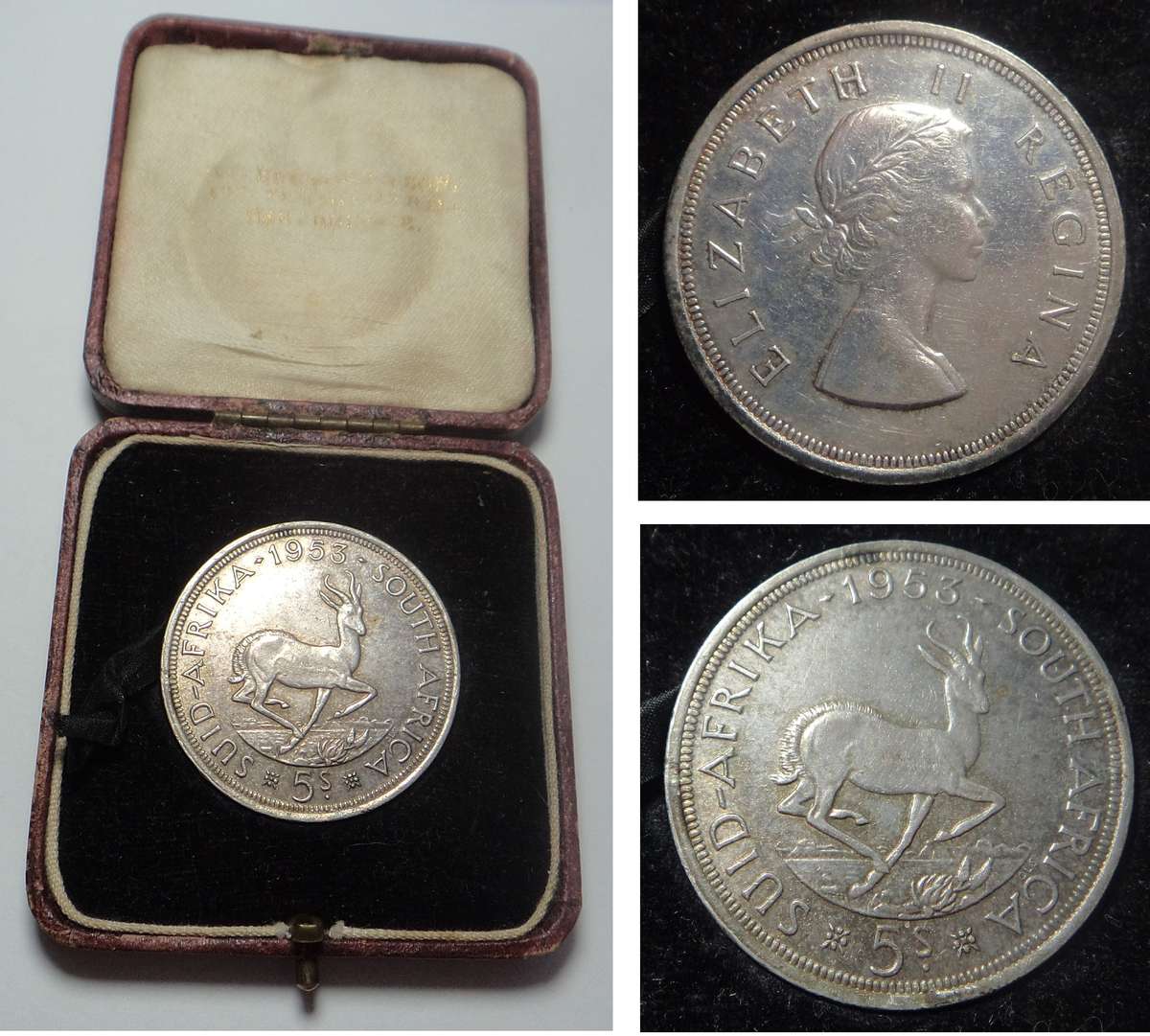 Union of South Africa Crown (5/-) of 1953