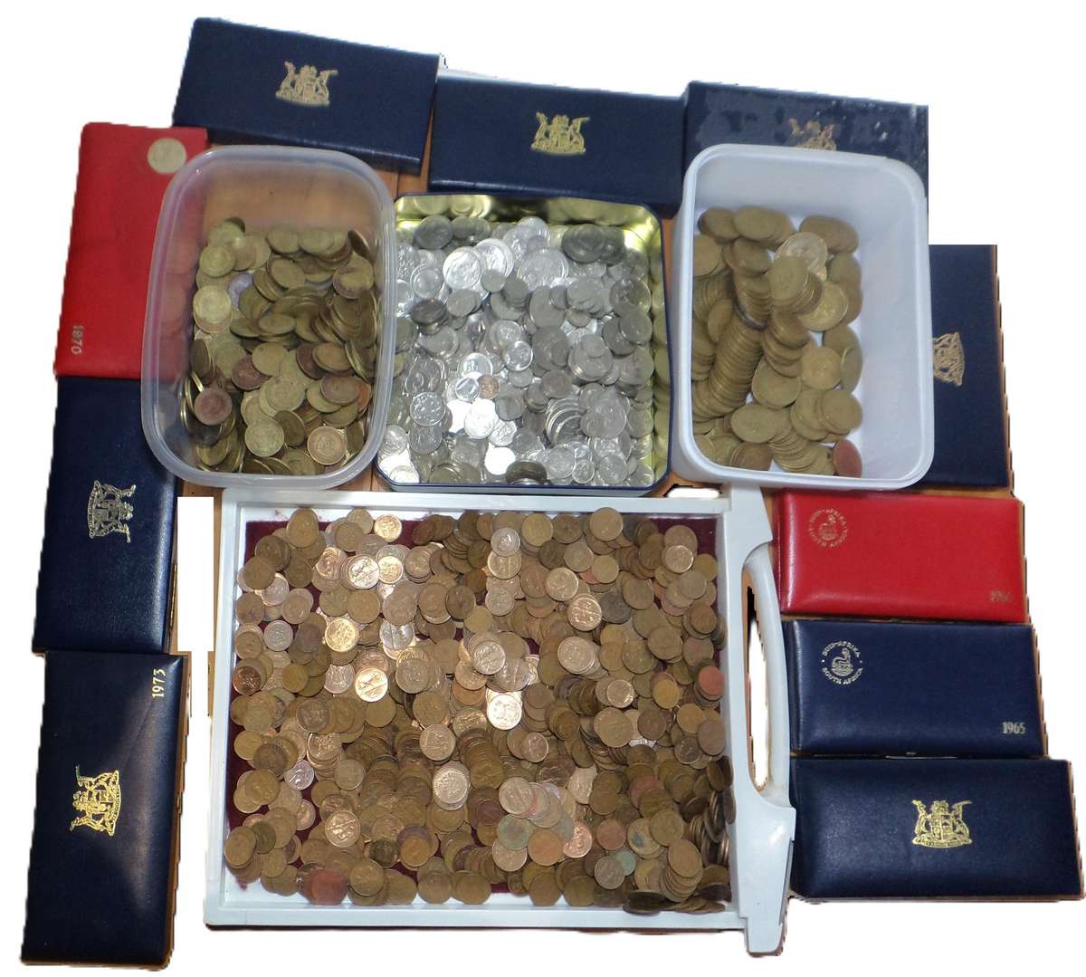 8.362 kg of 1st & 2nd decimal RSA coins (1965-1990) ONLY for Private Pickup
