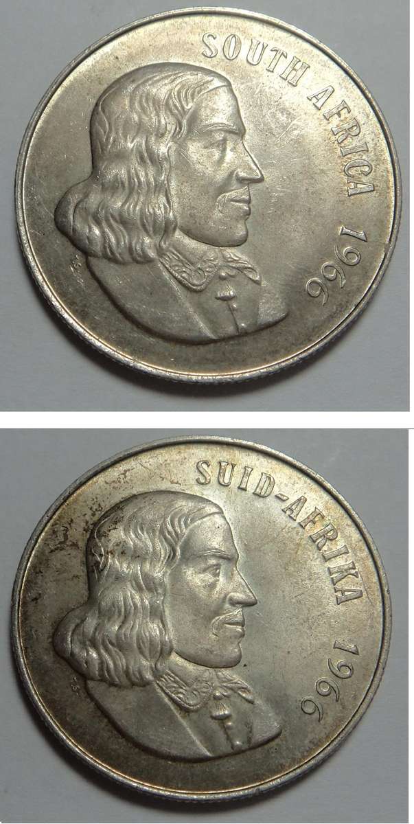 Republic of SA: Eng. & Afr. Silver R1s of 1966 (5 sets available)