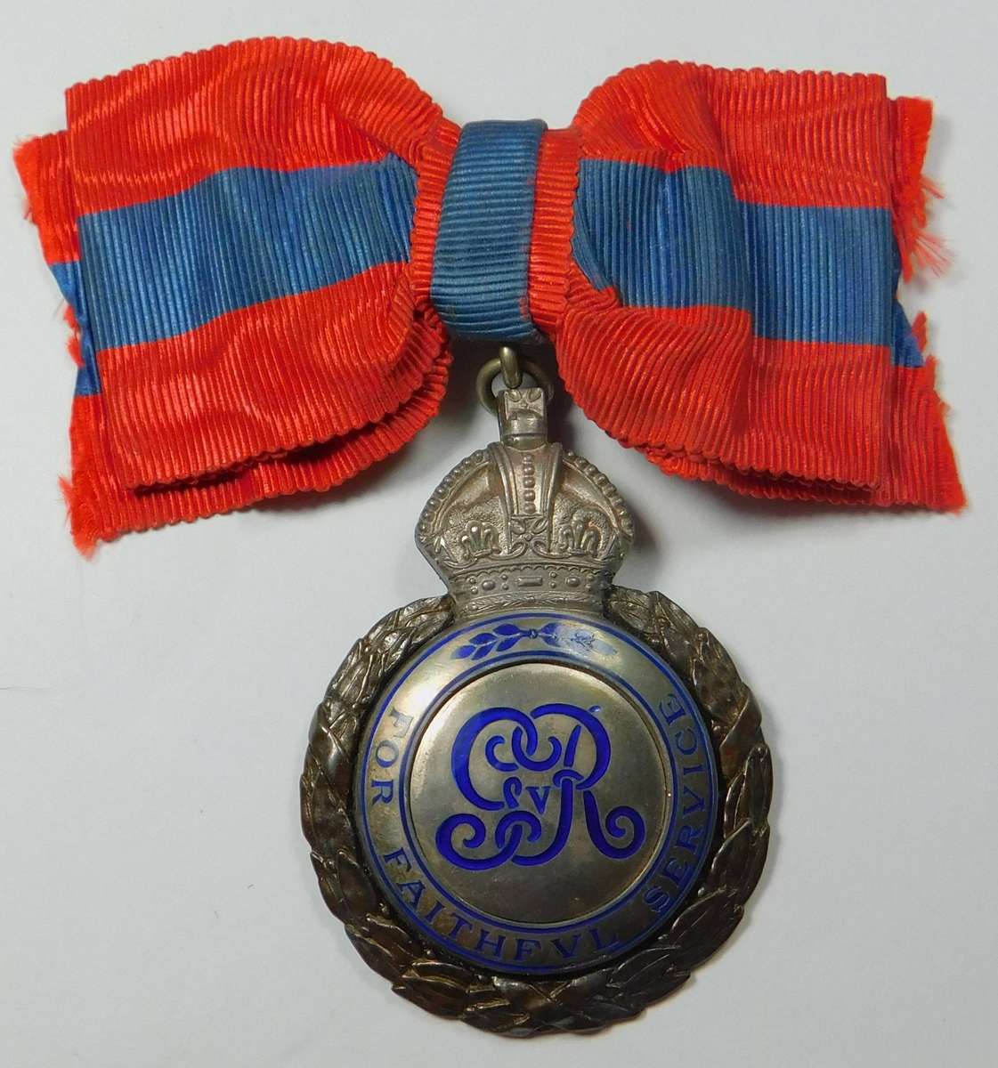 George V Imperial Service Medal to a Lady (Sarah Harlock)