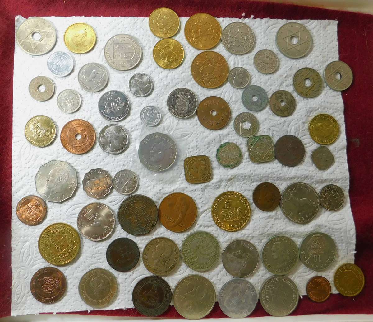 Collection of World Coins (many UNC)
