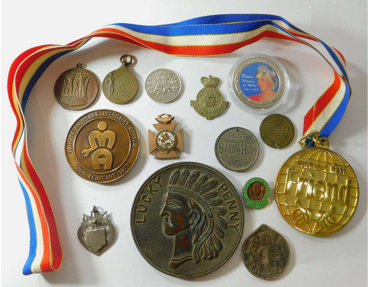Various Medals & Tokens incl. Silver Medal 1901-1902