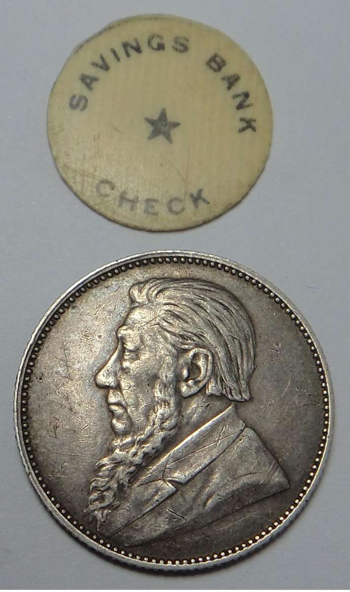Paul Kruger ZAR Shilling of 1894 & unknown Token