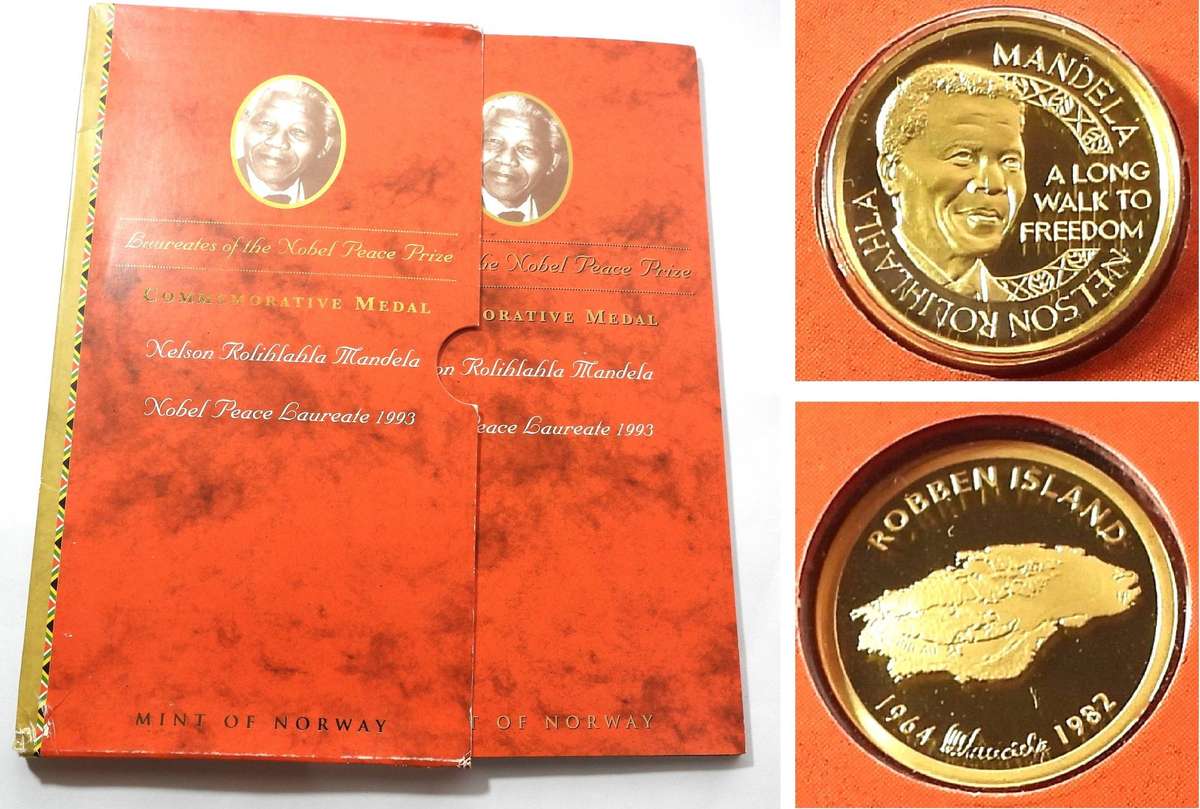 Nelson Mandela 1/10 Oz GOLD Medal (2 available)